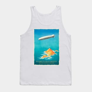 In 3 Days to South America Vintage Poster 1935 Tank Top